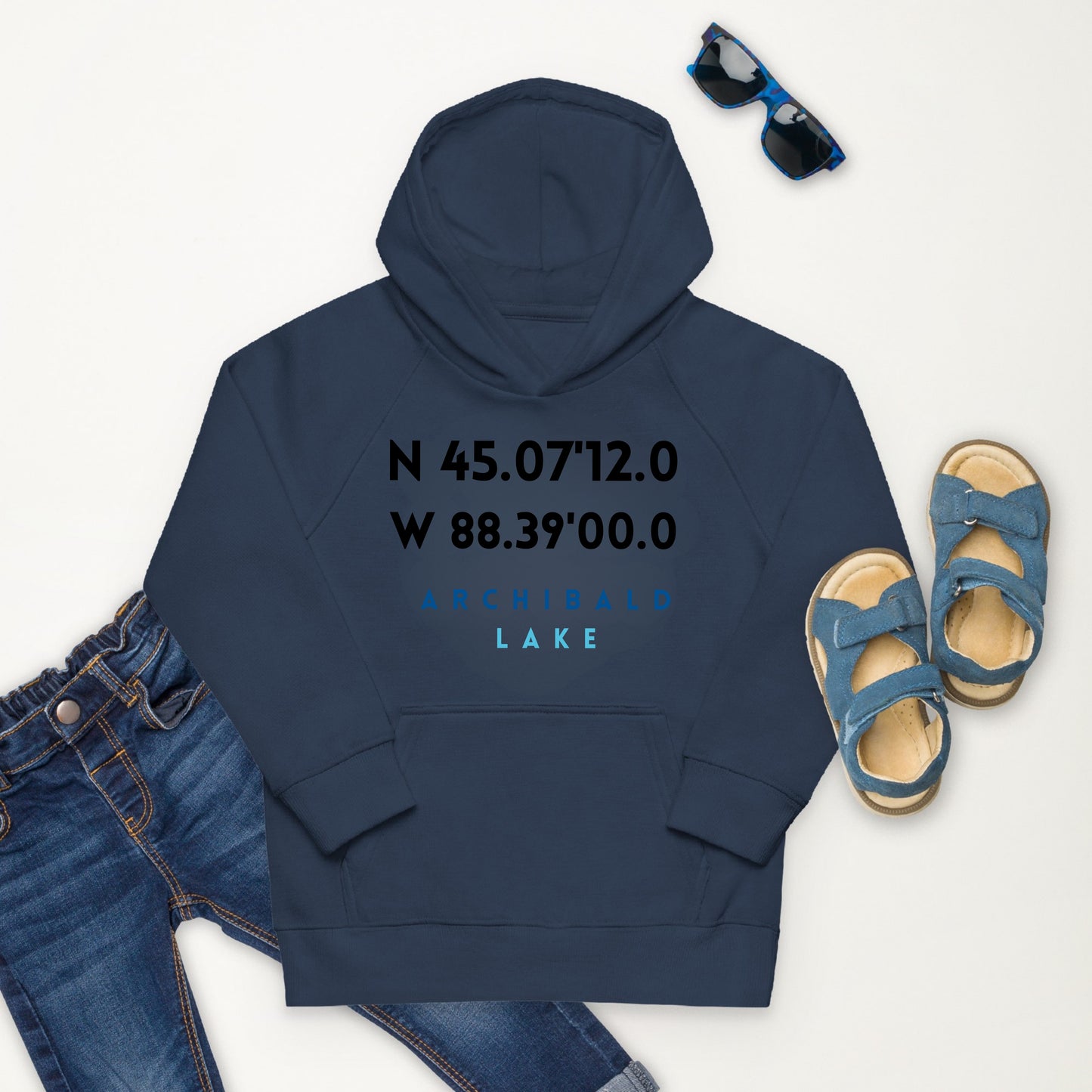 Archibald Lake Kids eco hoodie