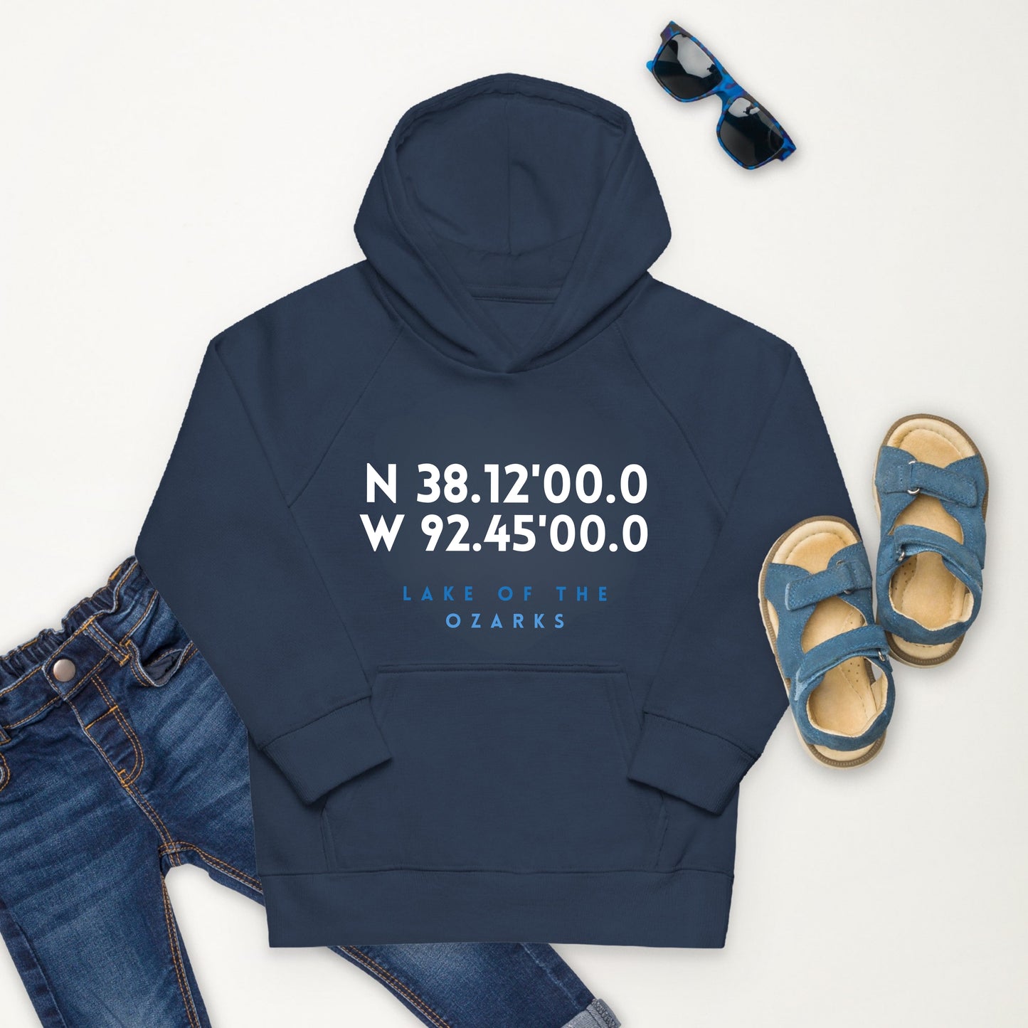 Lake of the Ozarks Kids Premium eco hoodie