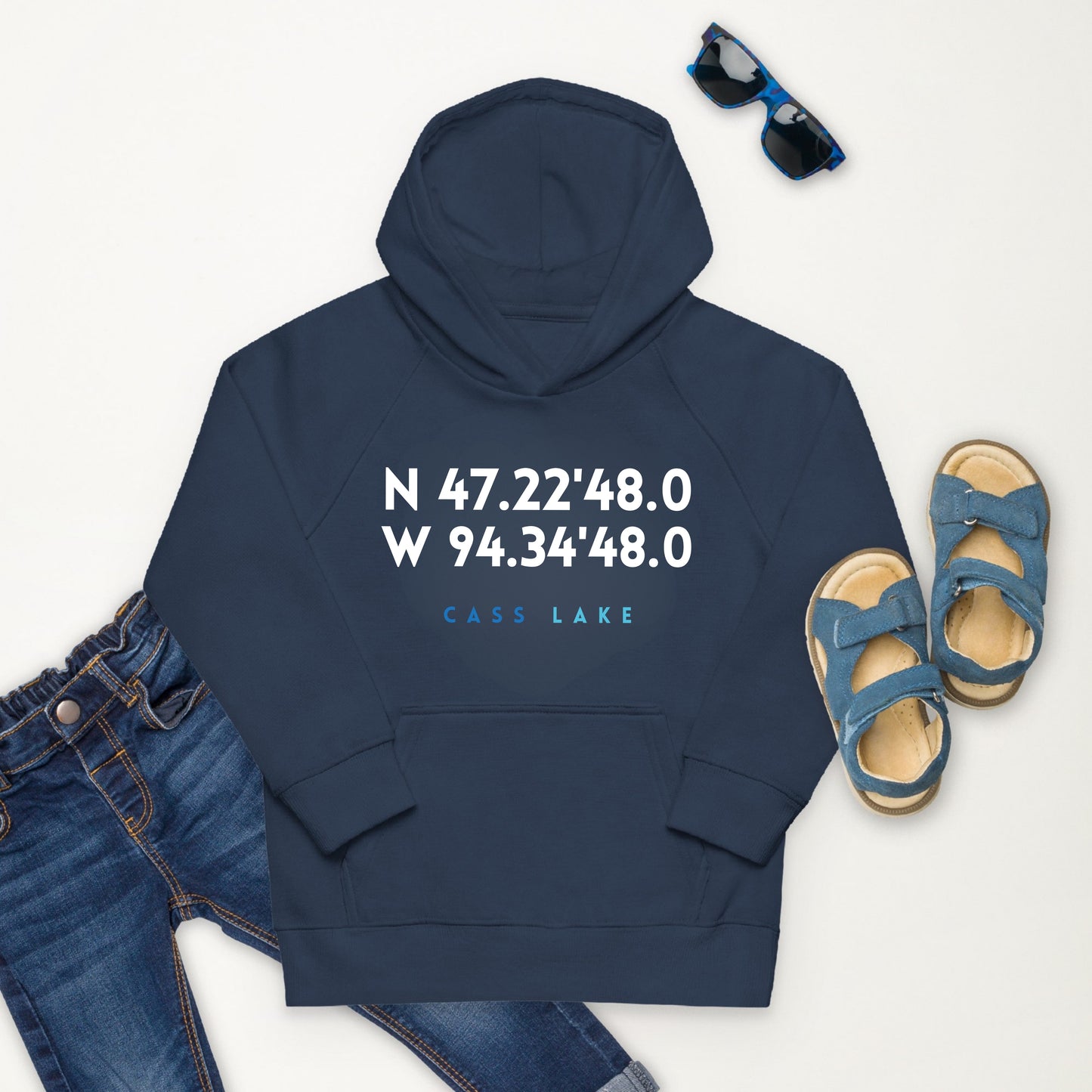 Cass Lake Kids Premium eco hoodie