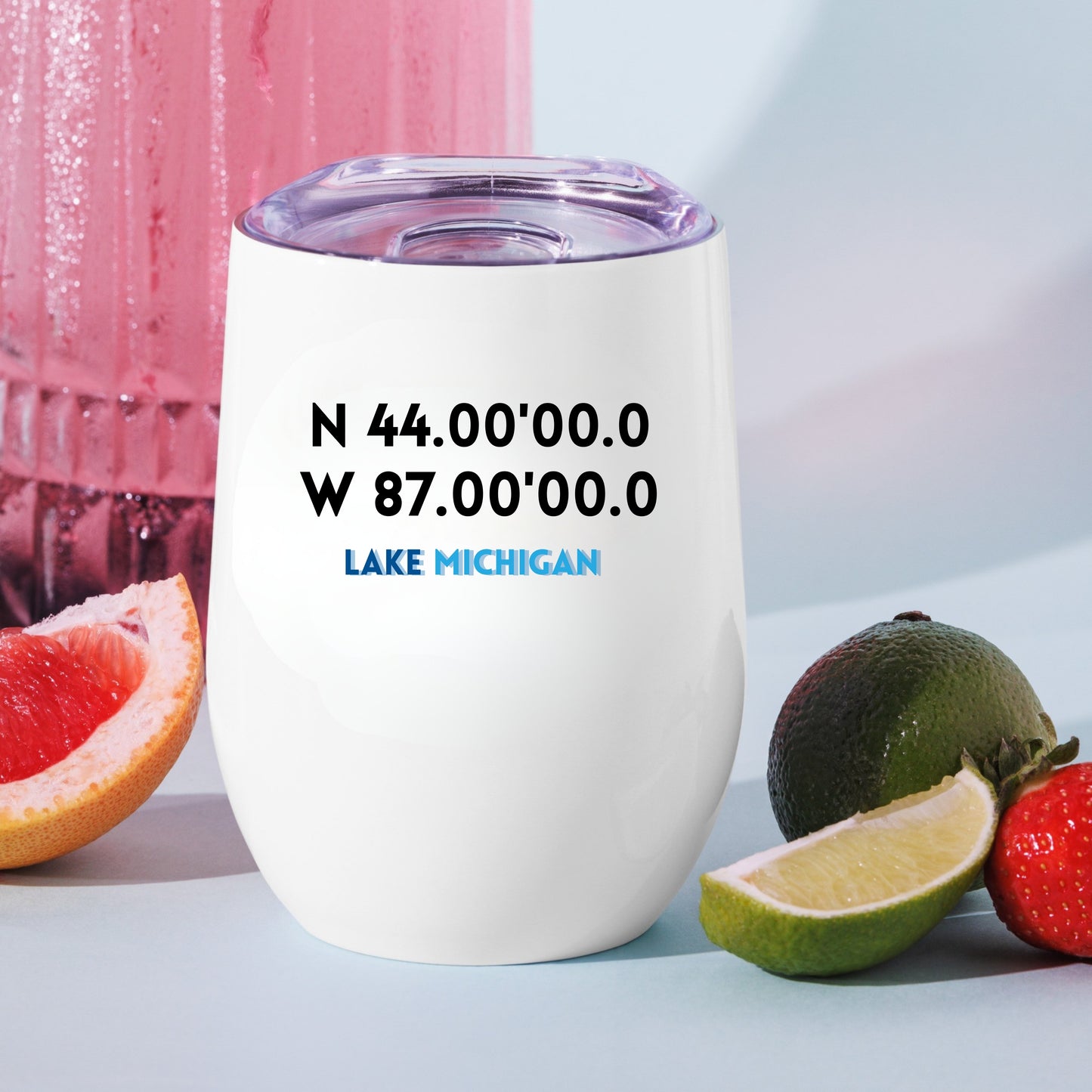 Lake Michigan Premium Wine tumbler