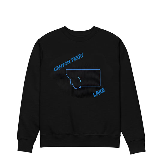 Canyon Ferry Lake eco sweatshirt