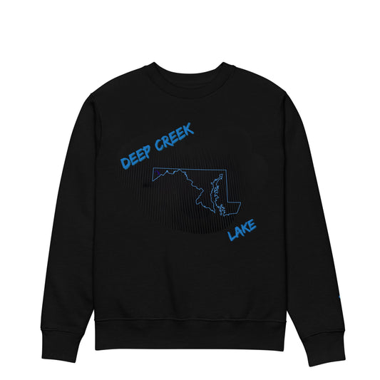 Deep Creek Lake eco sweatshirt