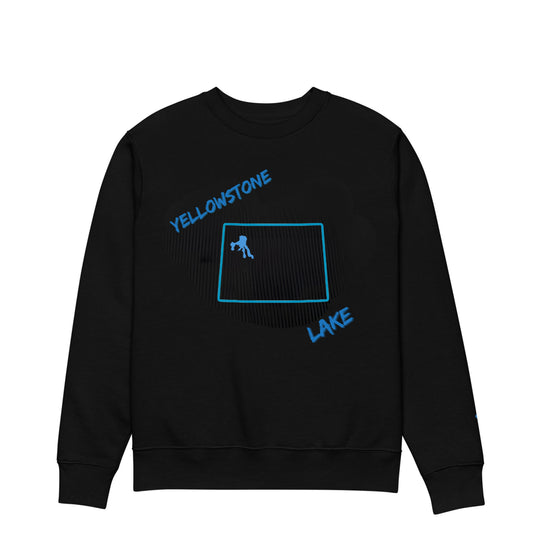 Yellowstone Lake eco sweatshirt