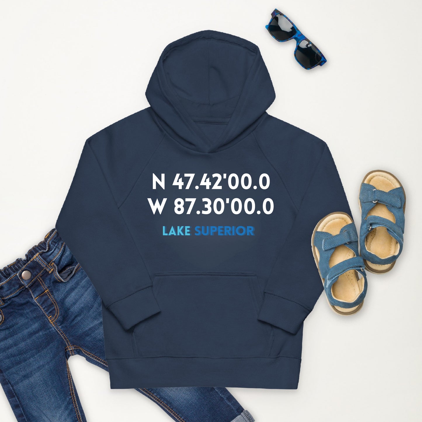 Lake Superior Kids eco hoodie