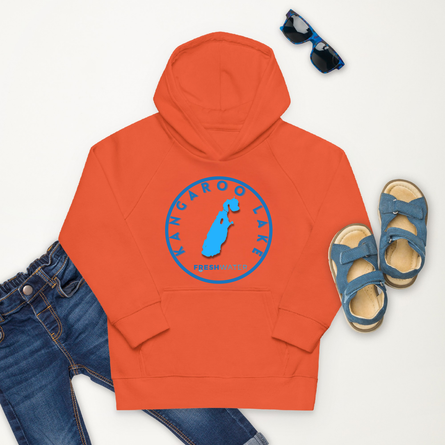 Kangaroo Lake Kids eco hoodie