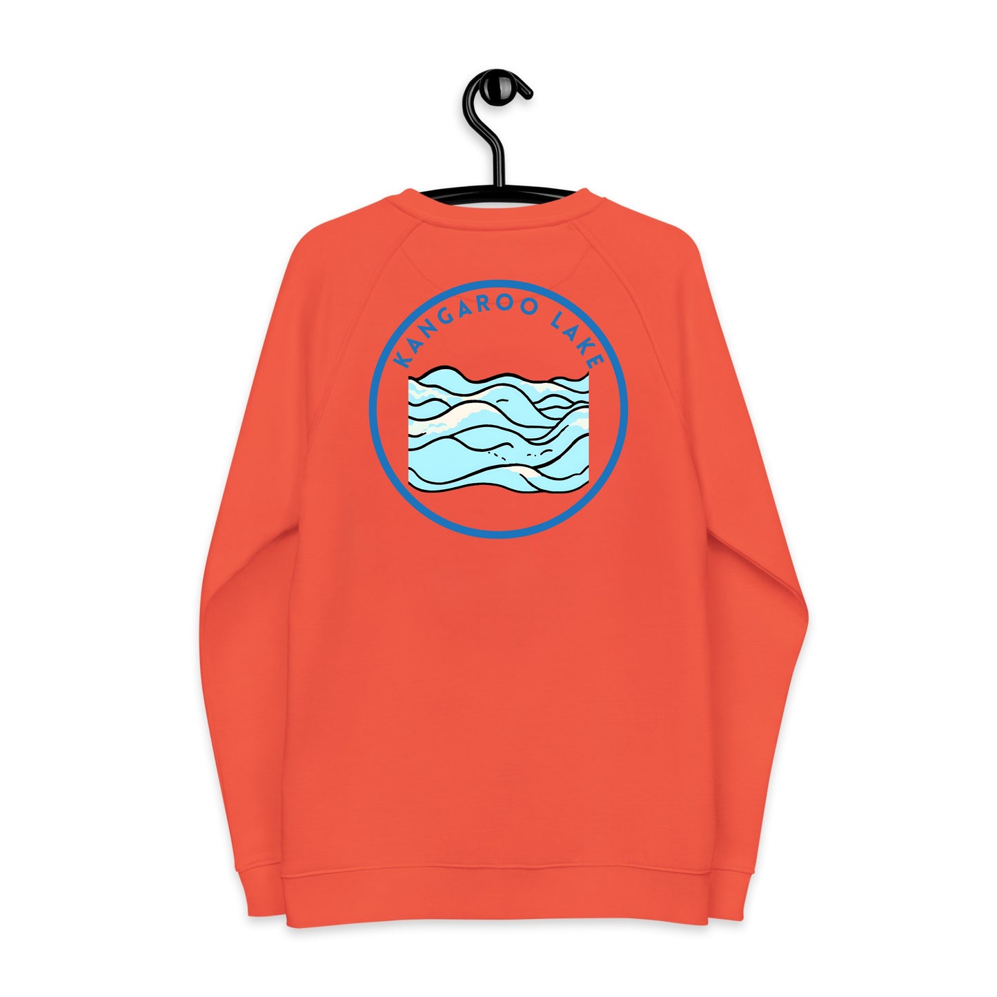 Kangaroo Lake organic raglan sweatshirt
