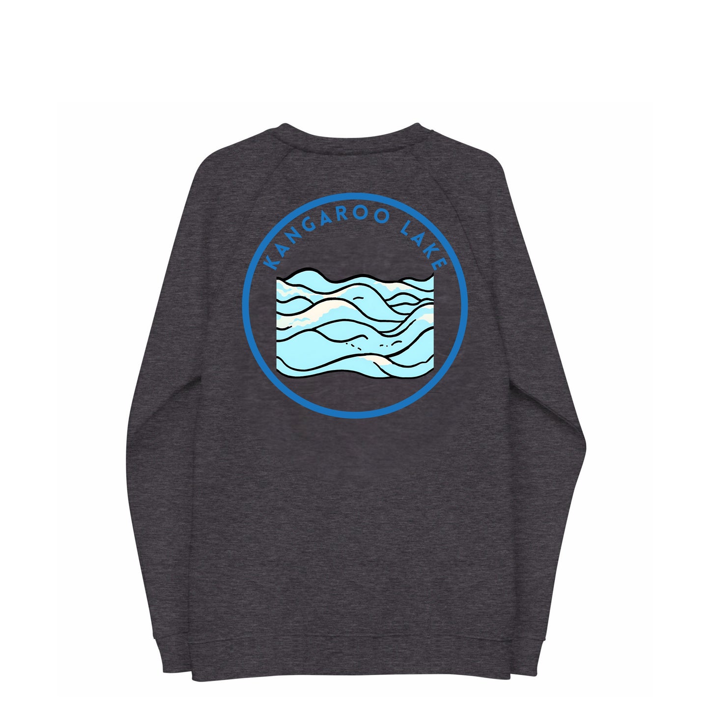 Kangaroo Lake organic raglan sweatshirt