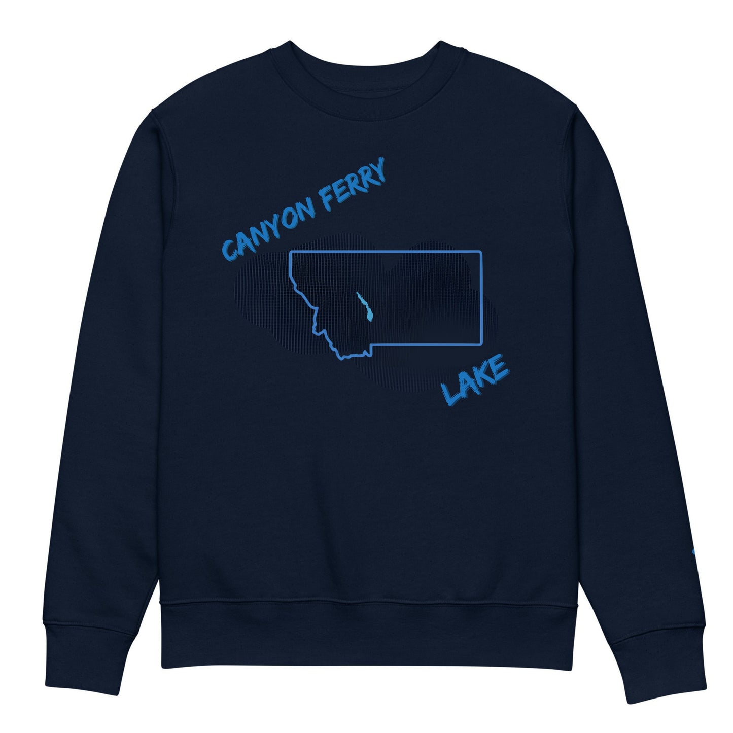 Canyon Ferry Lake eco sweatshirt