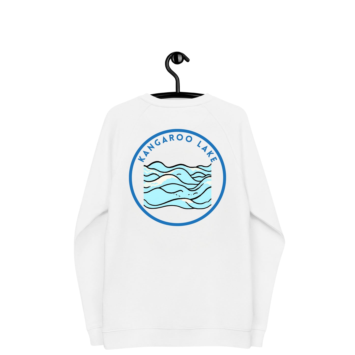 Kangaroo Lake organic raglan sweatshirt