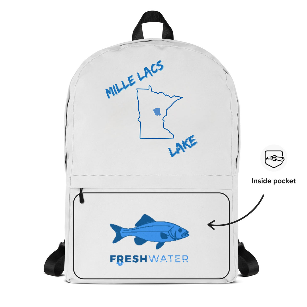 Mille Lacs Lake Premium Backpack