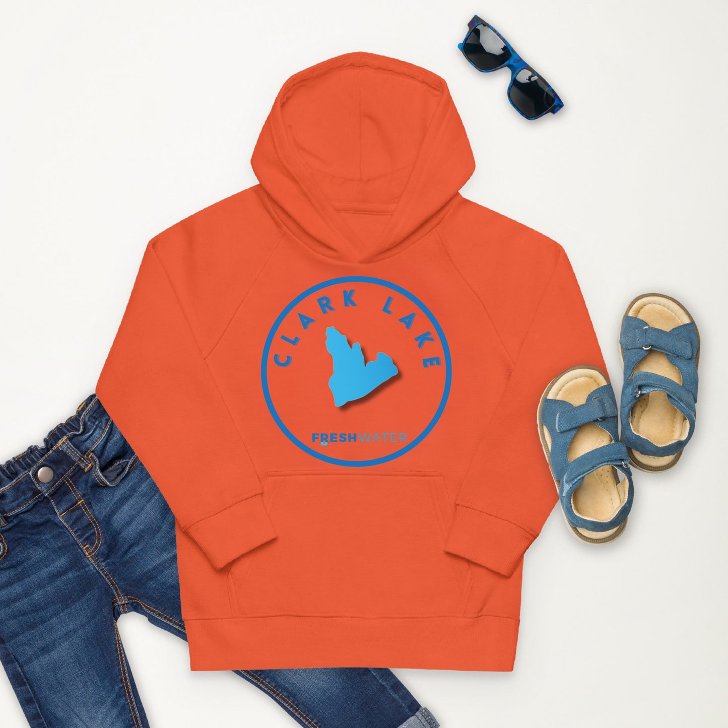 Clark Lake Kids eco hoodie