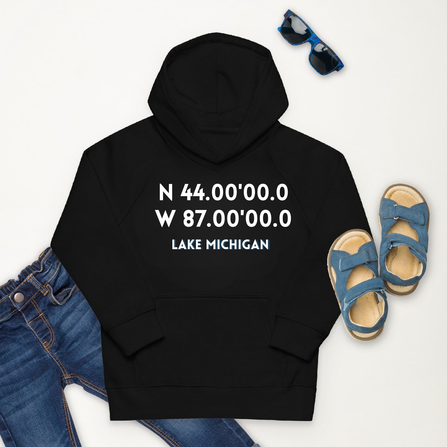 Lake Michigan Kids eco hoodie