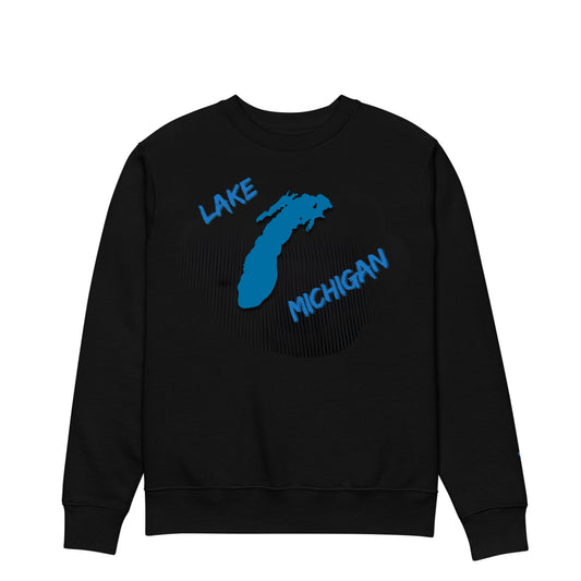 Lake Michigan eco sweatshirt