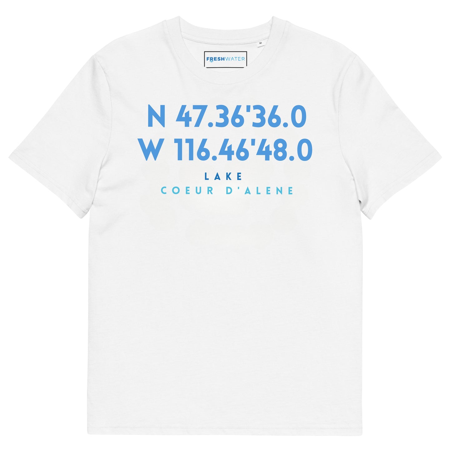 Lake Coeur d'Alene Premium Organic Cotton-T