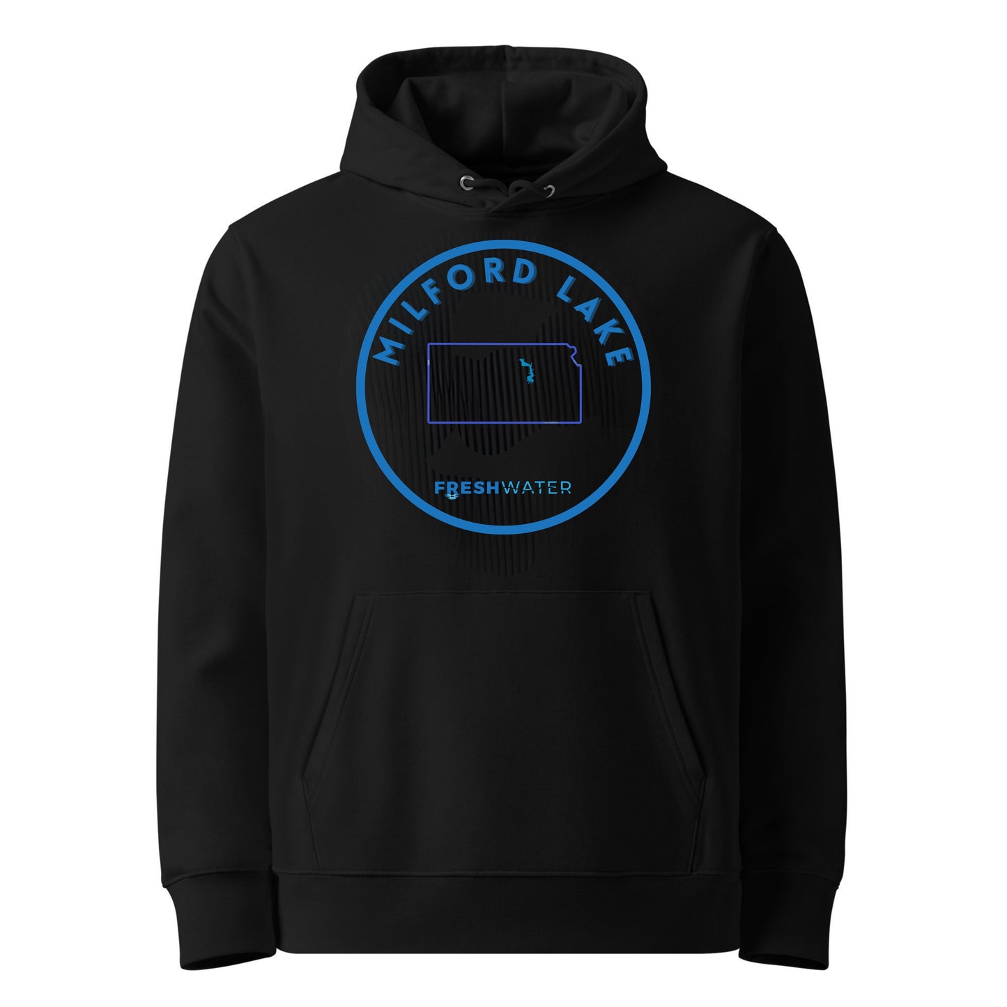 Milford Lake Premium Eco Hoodie