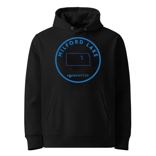 Milford Lake Premium Eco Hoodie