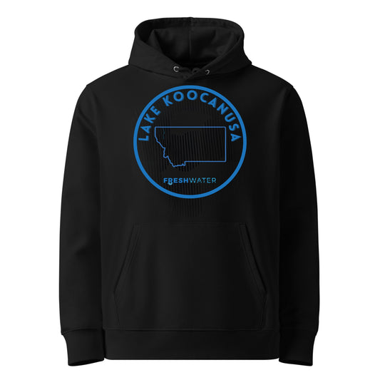 Lake Koocanusa Premium Eco Hoodie