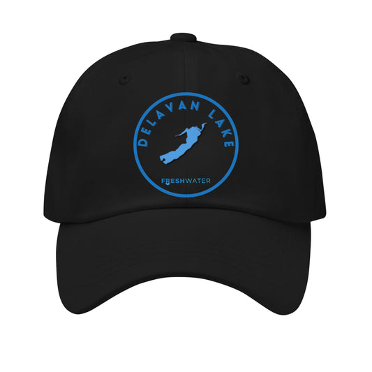 Delavan Lake premium Dad hat