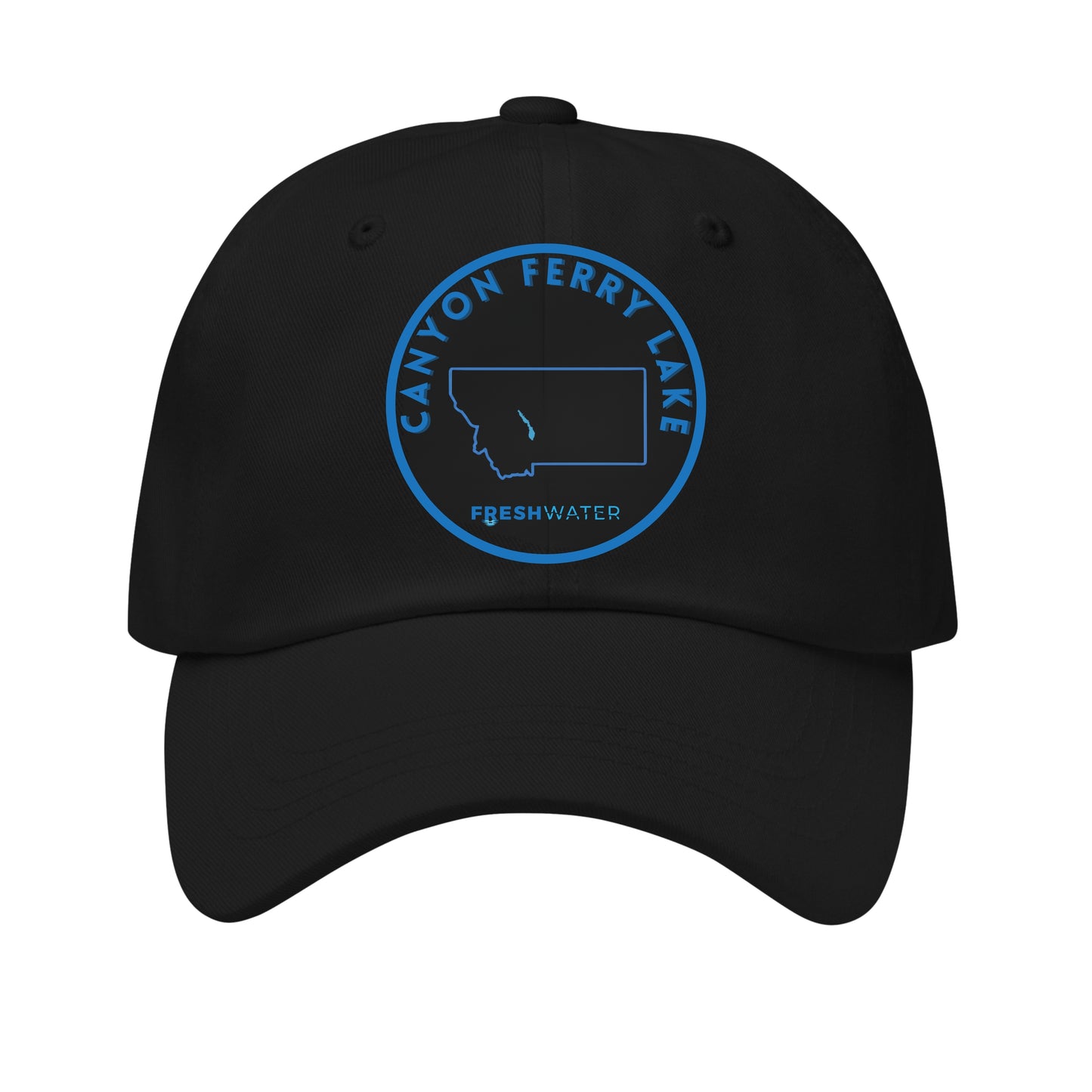 Canyon Ferry Lake premium Dad hat