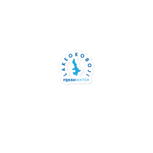 Lake Okoboji Freshwater Bubble-free stickers