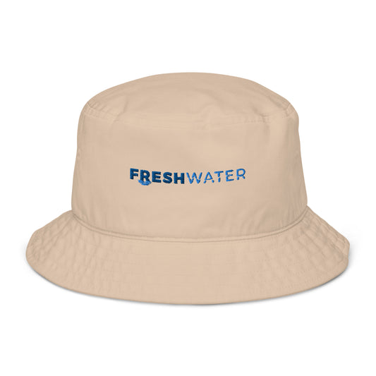 Freshwater Blue Organic bucket hat
