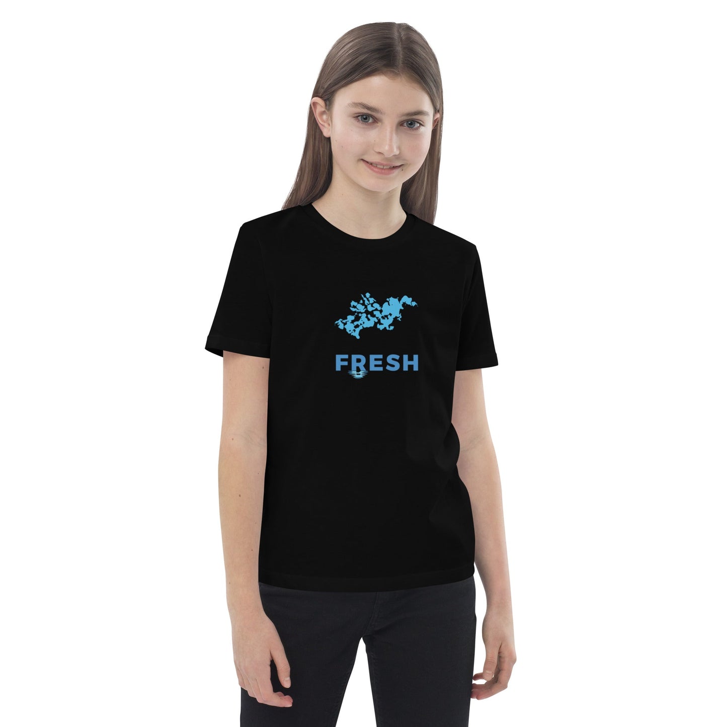 Custom FreshKids Fresh Blue Organic cotton kids t-shirt