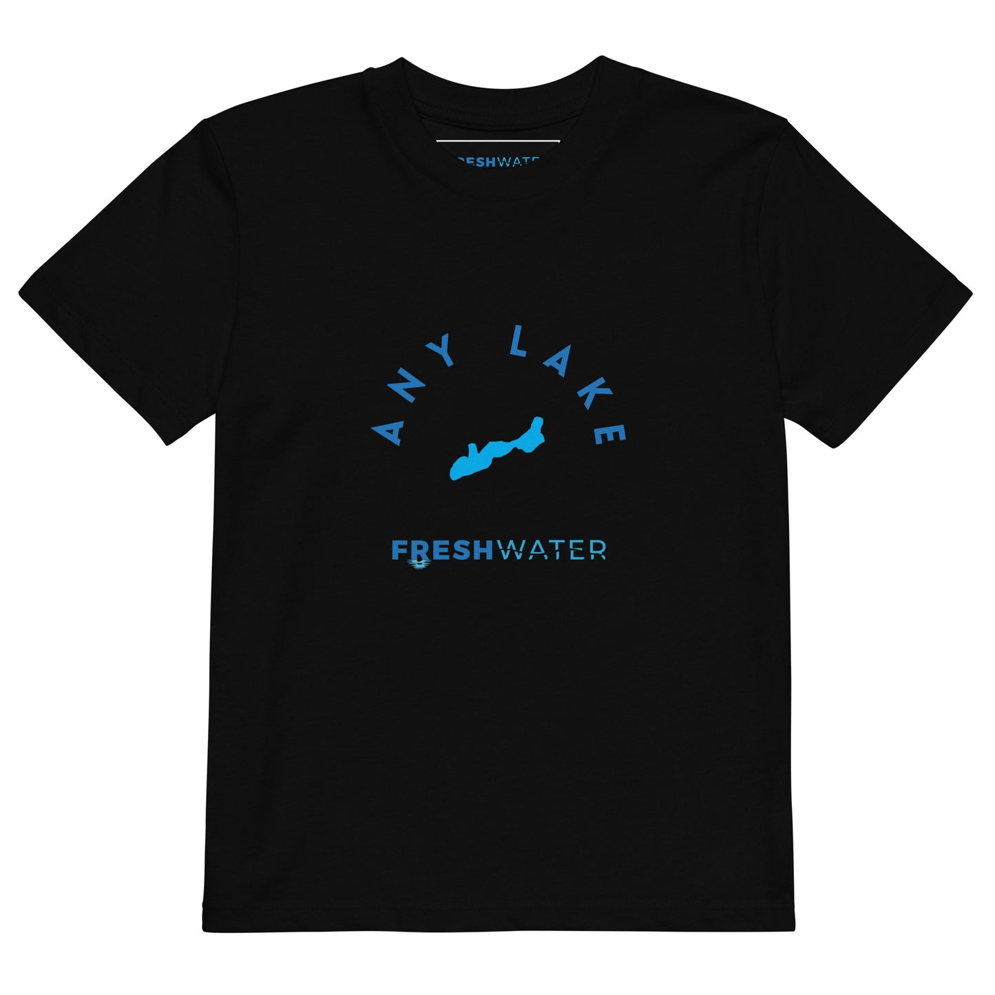 Custom FreshKids Blue Organic cotton kids t-shirt