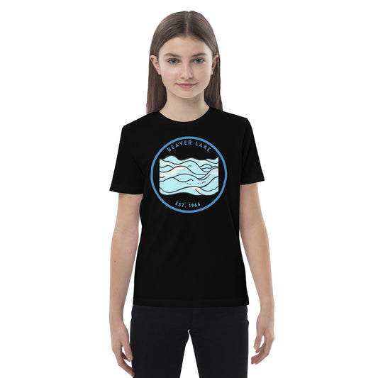 Beaver Lake Arkansas Freshwater Waves Organic cotton kids t-shirt