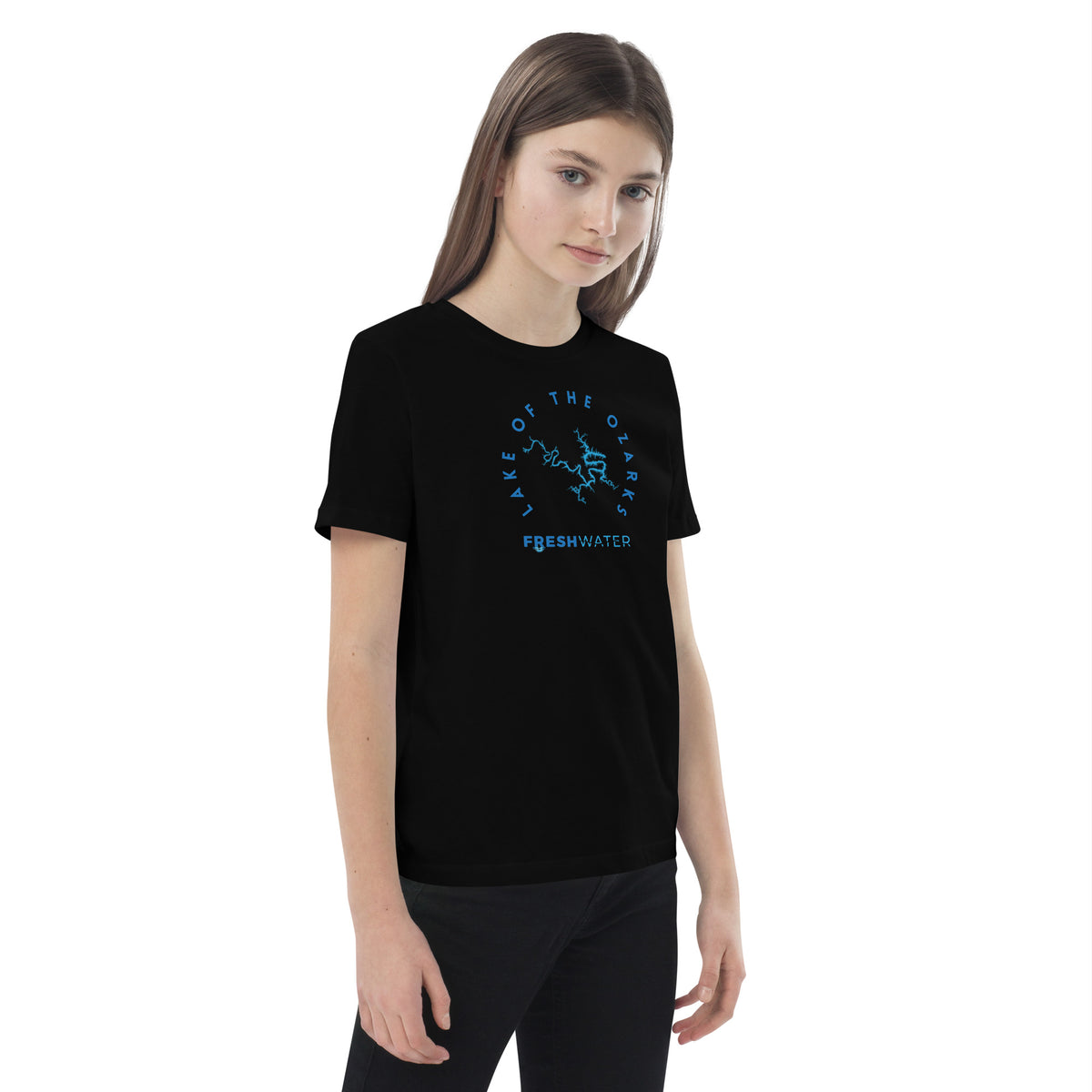 Lake of the Ozarks Freshwater Blue Organic cotton kids t-shirt