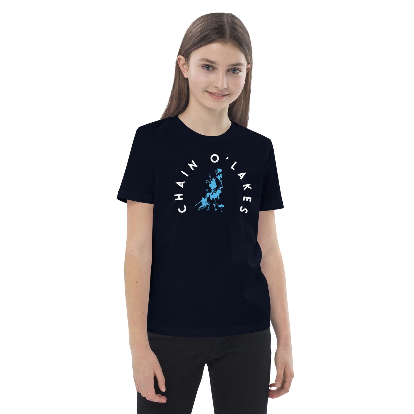 Chain O'Lakes Freshwater WB Organic cotton kids t-shirt