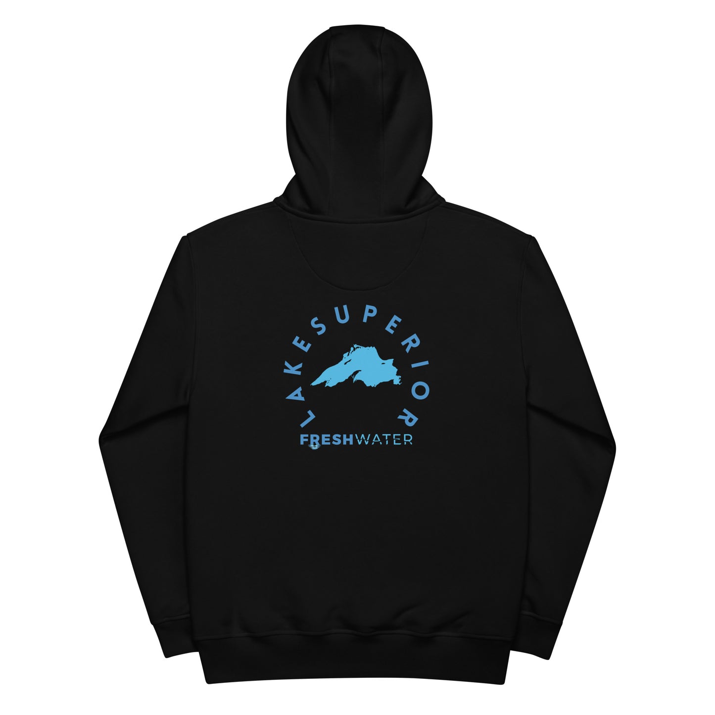 Lake Superior Freshwater Blue Premium eco hoodie