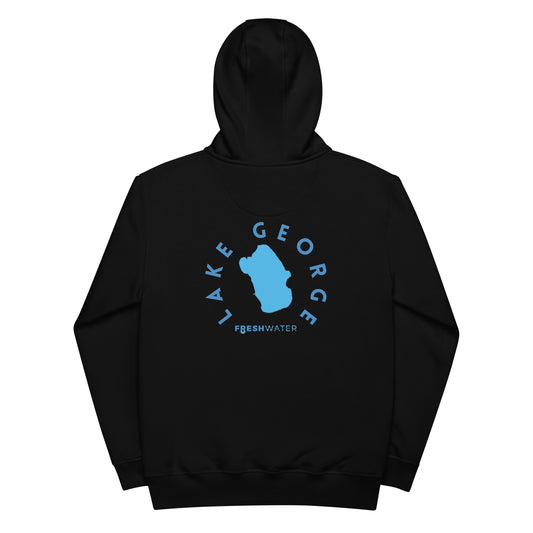 Lake George Florida Freshwater Blue Premium eco hoodie