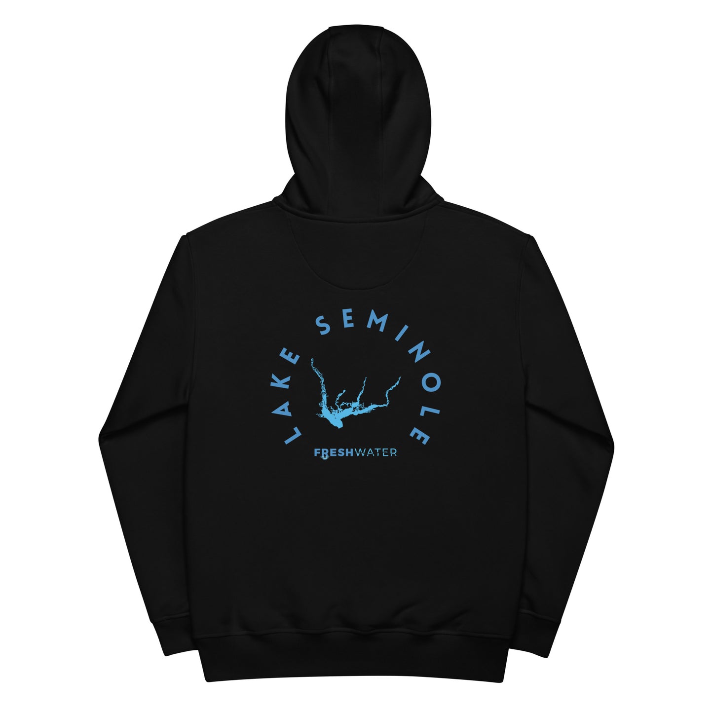 Lake Seminole Florida Freshwater Blue Premium eco hoodie