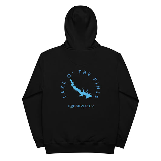 Lake O' the Pines Texas Freshwater Premium eco hoodie