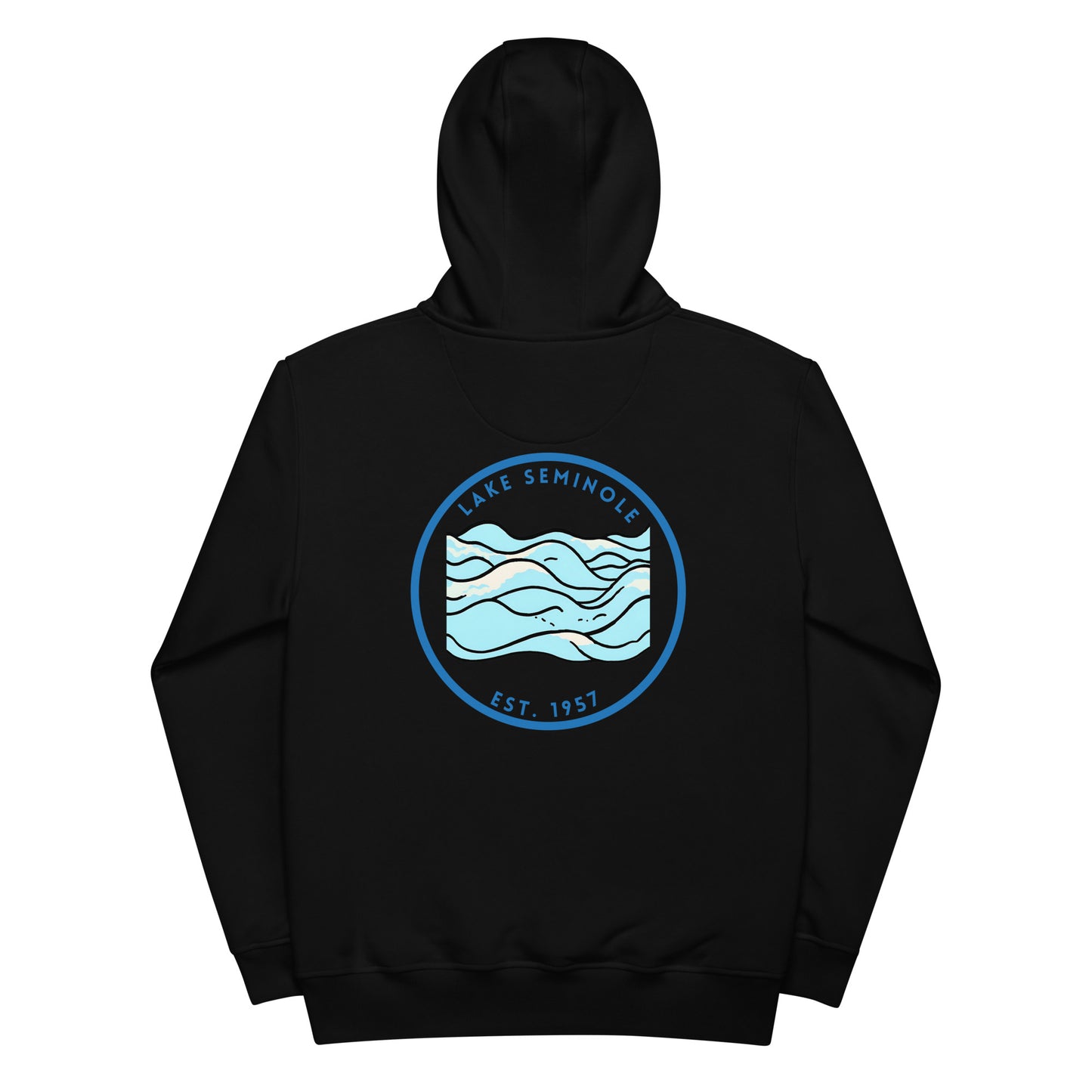Lake Seminole Florida Georgia Alabama Freshwater Waves Premium eco hoodie