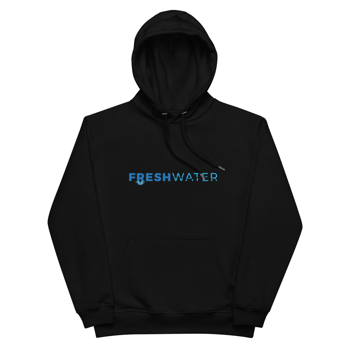 Green Lake Freshwater Blue Premium eco hoodie