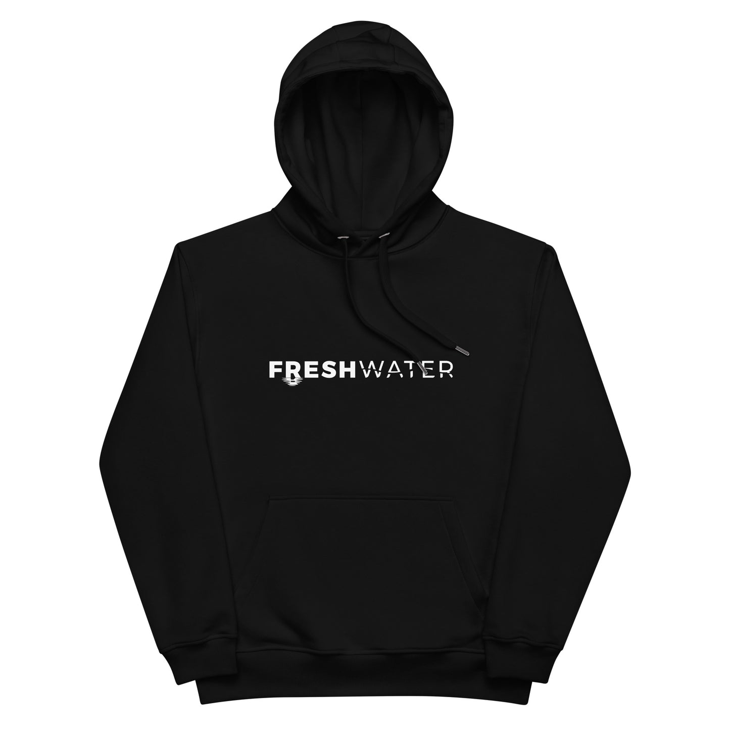 Lake Michigan Black Premium eco hoodie