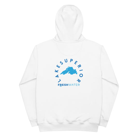 Lake Superior Freshwater Blue Premium eco hoodie