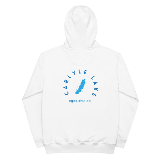 Carlyle Lake Illinois Freshwater Blue Premium eco hoodie