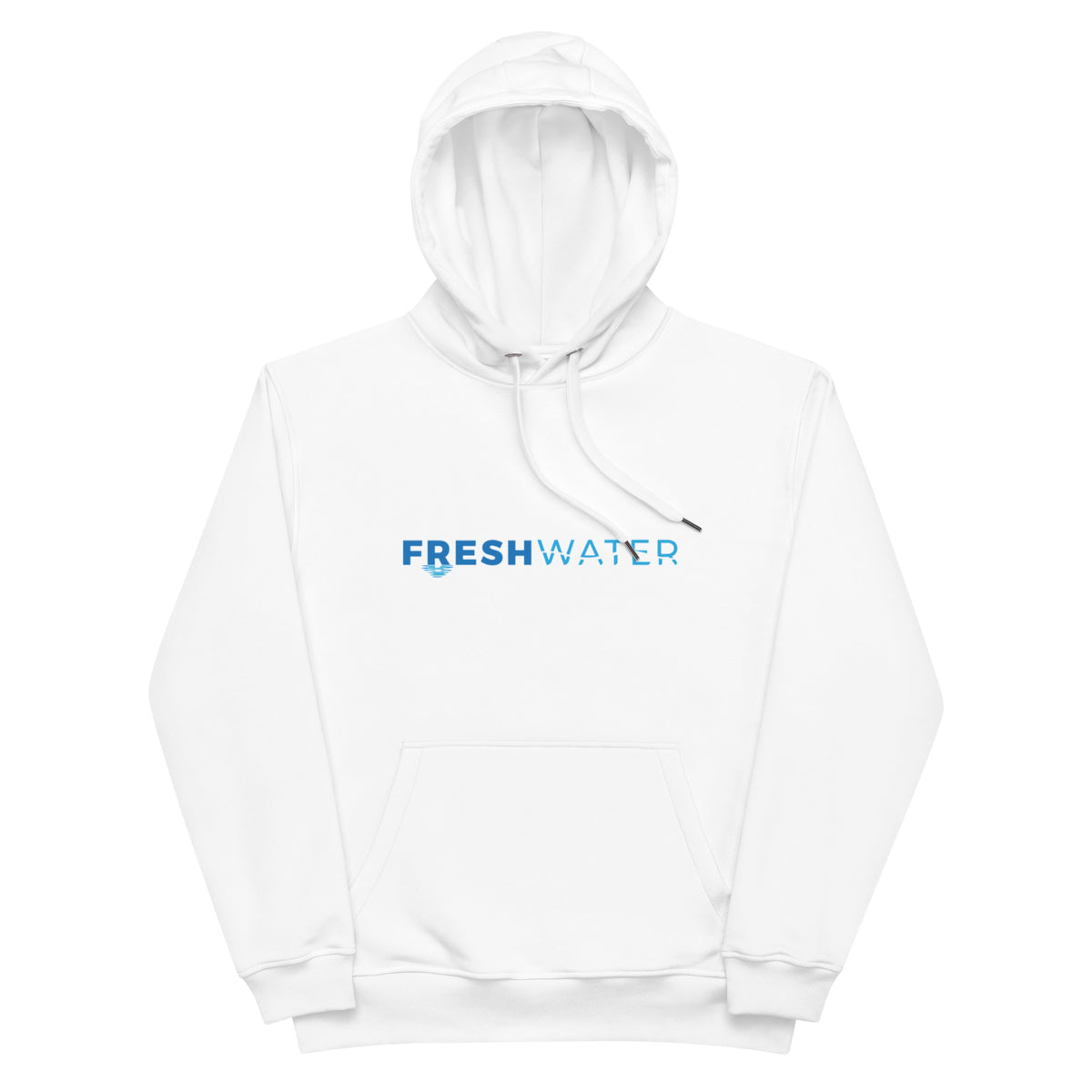 Green Lake Freshwater Blue Premium eco hoodie