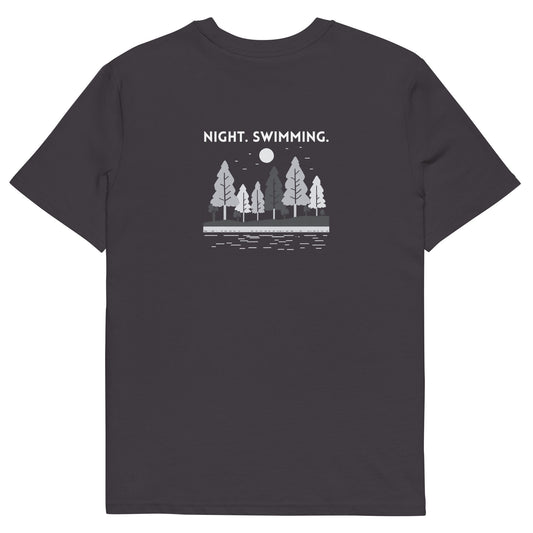 Freshwater Night Swimming BW V3 Unisex organic cotton t-shirt