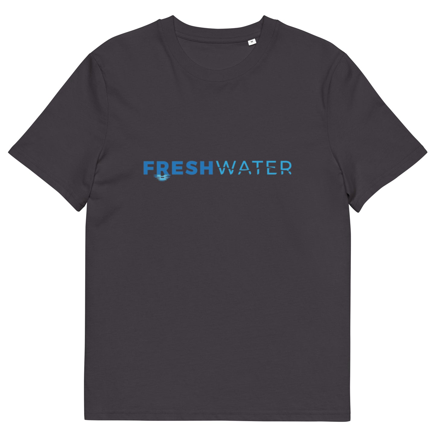 Freshwater Blue Unisex organic cotton t-shirt