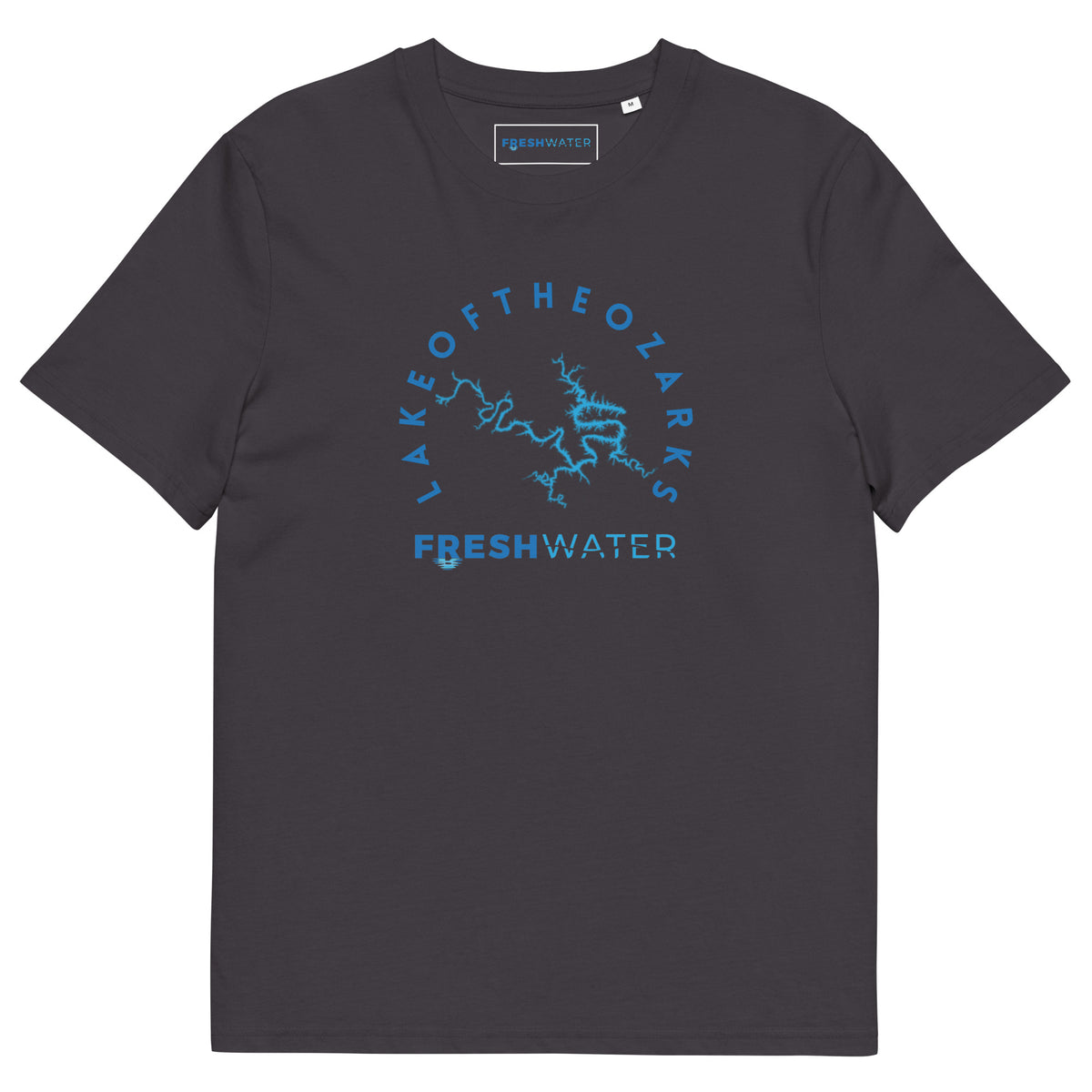 Lake of the Ozarks Freshwater Blue Unisex organic cotton t-shirt