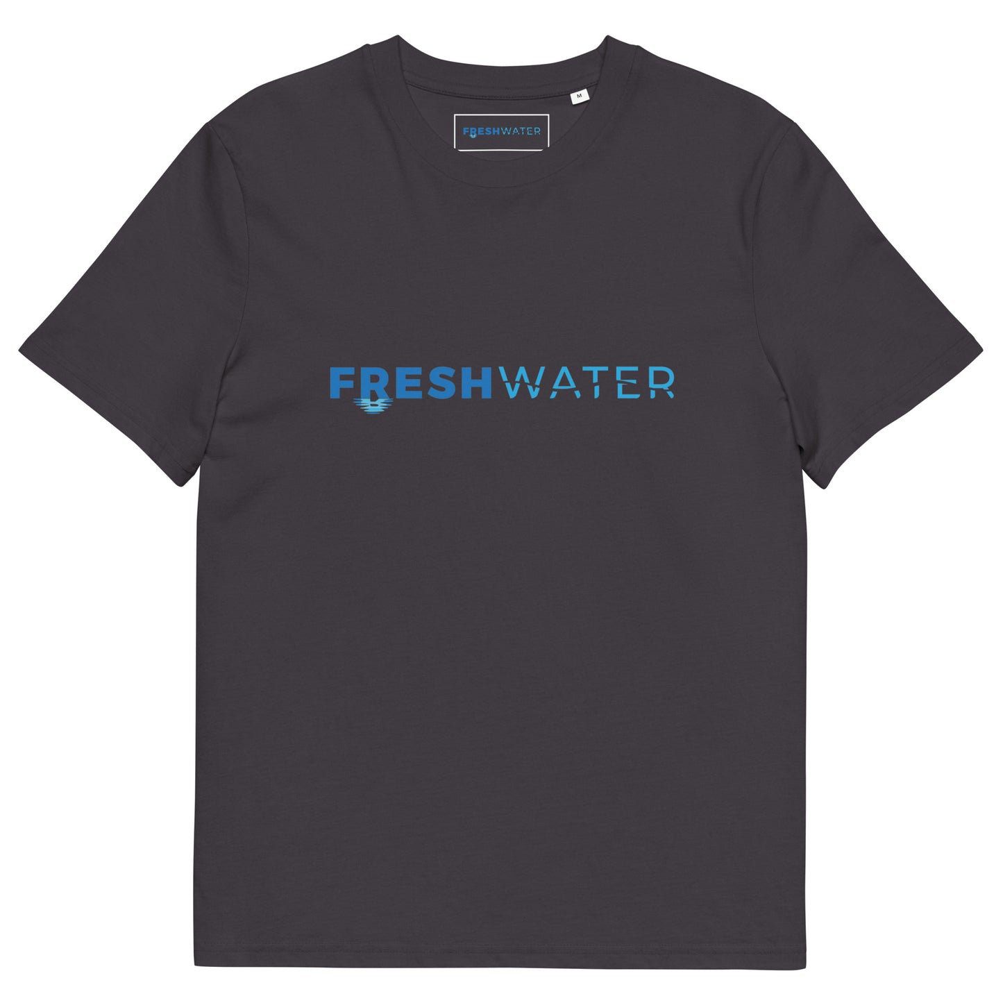 Freshwater Night Swimming Blue Unisex organic cotton t-shirt