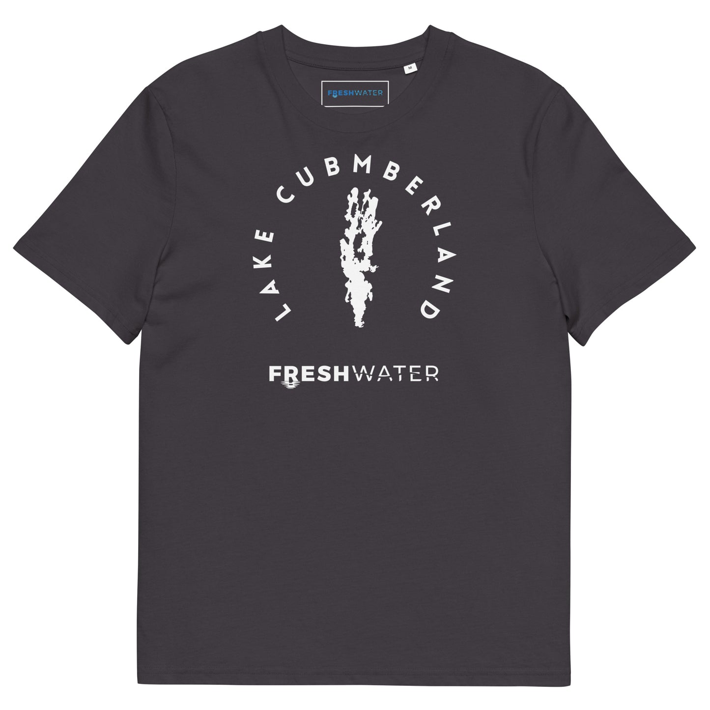 Lake Cumberland Freshwater BW Unisex organic cotton t-shirt