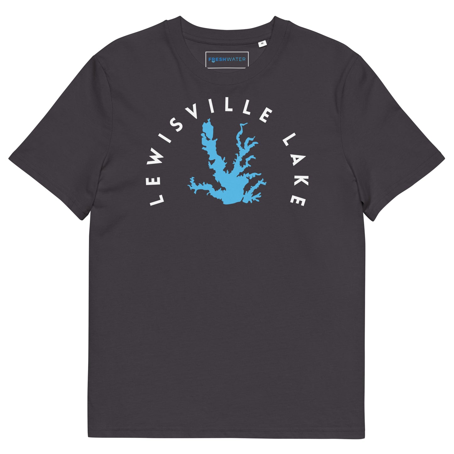 Lewisville Lake Texas Freshwater WB Unisex organic cotton t-shirt