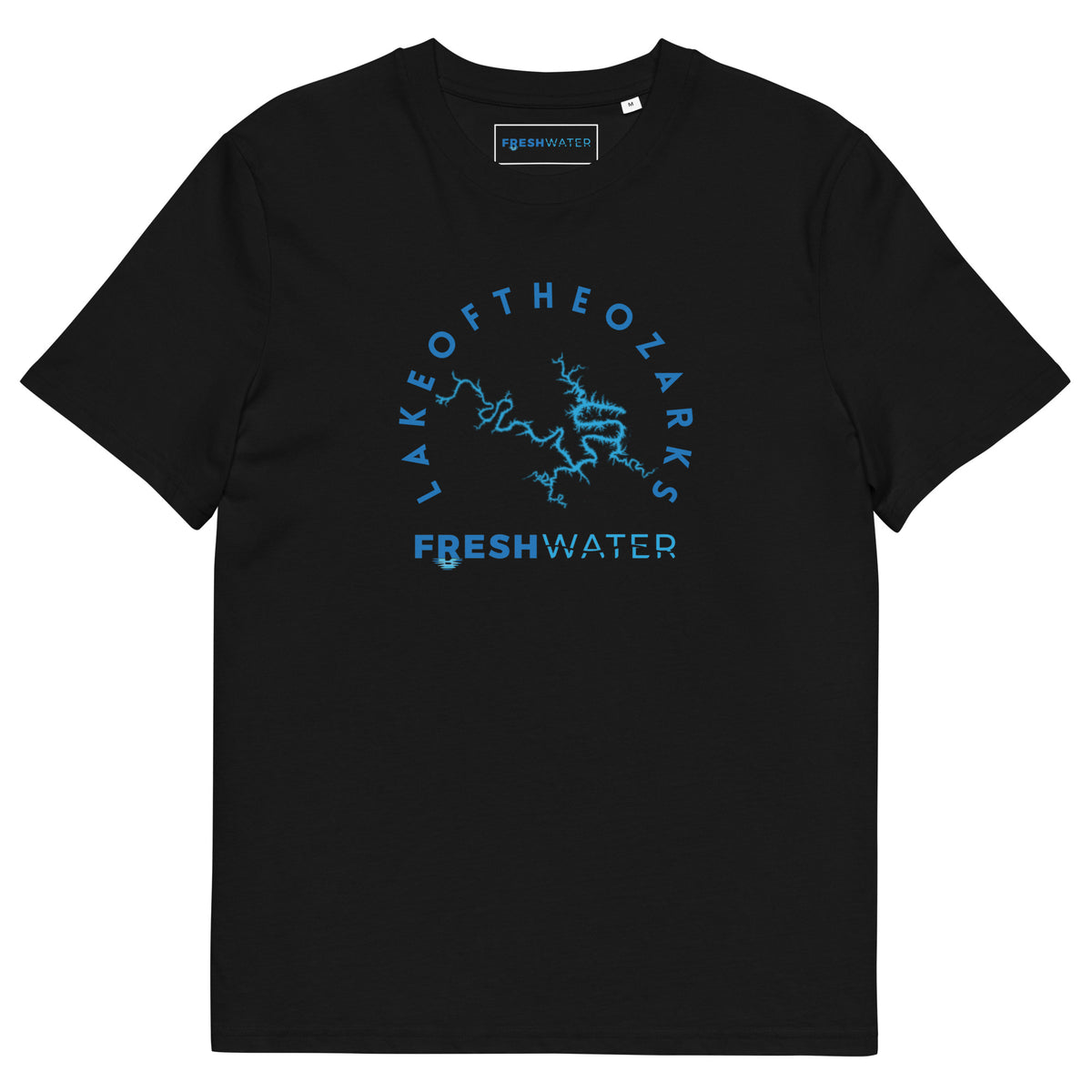 Lake of the Ozarks Freshwater Blue Unisex organic cotton t-shirt