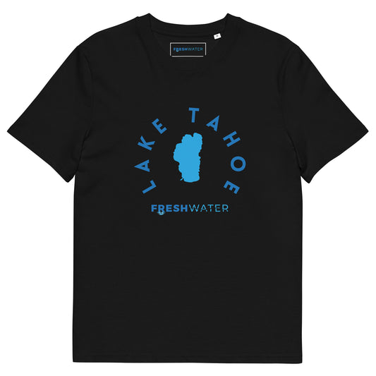Lake Tahoe Freshwater Blue Unisex organic cotton t-shirt