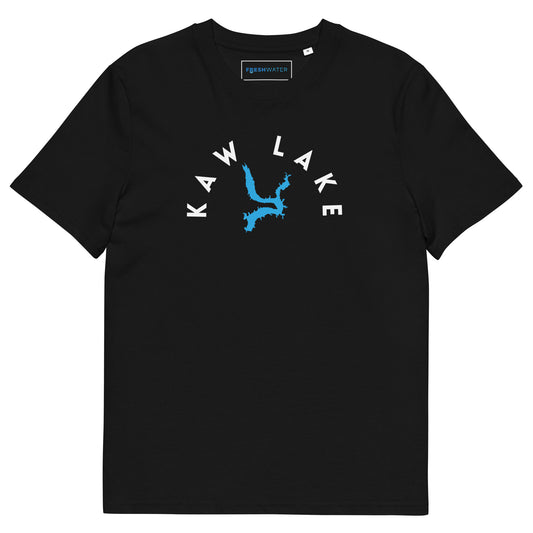 Kaw Lake Oklahoma Freshwater WB Unisex organic cotton t-shirt