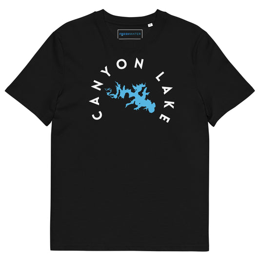 Canyon Lake Texas Freshwater WB Unisex organic cotton t-shirt